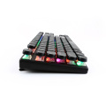 New arrival hot sale high quality wholesale 87 keys led  Backlight Rainbow backlit gaming  portable bluetooth wire keyboard